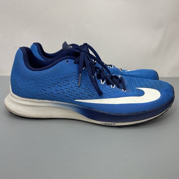 Nike Air Zoom Elite 10 Sneakers Shoes Running Training Blue Mens 9.5 - Picture 1 of 13